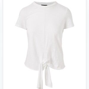 Theory Organic Cotton Tie-Front T-Shirt